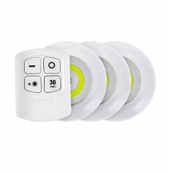 Set 3 Luces Led con Control...
